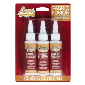 Aleene's Fabric Fusion Glue, a premium import, offers strong, permanent adhesion for all fabric projects. Available at Curat Cart.
