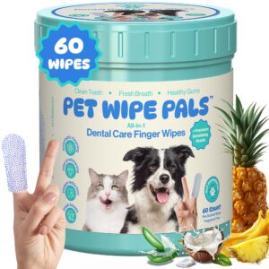 Premium imported Dog Teeth Cleaning Wipes from Curat Cart ensure clean teeth and fresh breath for pets. Ideal dental care solution.