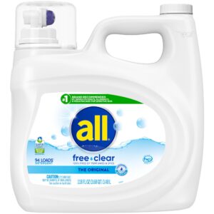 Discover all Liquid Laundry Detergent Free Clear, a premium import, perfect for sensitive skin. Available at Curat Cart.