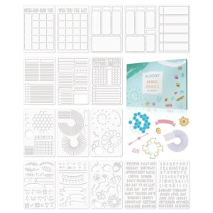 Explore the premium imported ALODNY Journal Stencils Set, perfect for organizing and enhancing your planner. Available at Curat Cart.