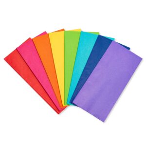 Brightly colored American Greetings Rainbow Tissue Paper, a premium import at Curat Cart, perfect for celebrations and gifts.