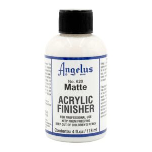 Discover the premium imported Angelus Matte Acrylic Finisher, ideal for achieving a smooth, professional finish. Available at Curat Cart.