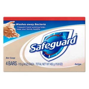 Premium imported antibacterial bath bar soap from Safeguard, ideal for keeping your family healthy. Available at Curat Cart.