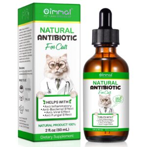 Premium imported Natural Antibiotic Pet Supplements for cats, featuring anti-inflammatory and anti-bacterial benefits. Available at Curat Cart.