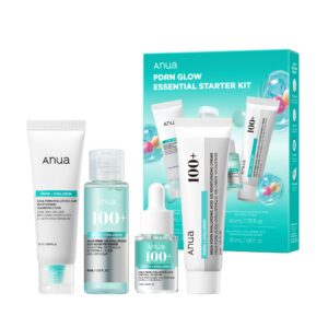 Discover the Anua Salmon DNA Glow Starter Kit, featuring authentic skincare essentials for radiant, hydrated skin.