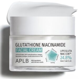 Discover the premium APLB Glutathione Niacinamide Cream, a popular imported choice for skincare available at Curat Cart. Perfect for brightening and moisturizing.