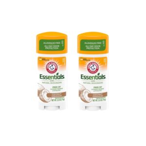 Discover 100% genuine ARM & HAMMER Essentials Deodorant, coconut geranium scent. Aluminum-free for all-day odor protection.