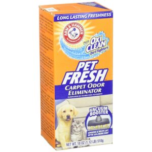 Discover the Arm & Hammer Pet Fresh Carpet Odor Eliminator, a premium import ensuring long-lasting freshness. Available at Curat Cart.