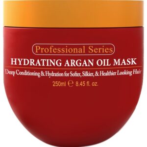 100% Genuine Arvazallia Hydrating Argan Oil Hair Mask. Deep conditioning for softer, silkier, healthier hair.
