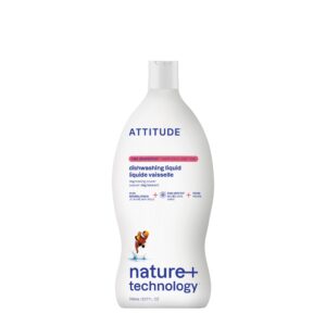 Discover the premium imported ATTITUDE Dish Soap, featuring grapefruit scent and nature-based technology. Available at Curat Cart.