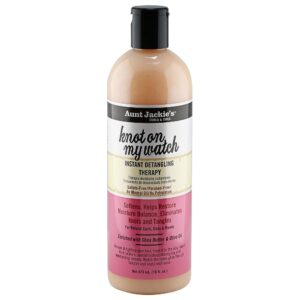 Aunt Jackie's Knot On My Watch offers premium imported instant detangling therapy, ideal for natural curls. Available at Curat Cart.