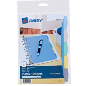 Avery Write & Erase Mini Dividers in premium import packaging, perfect for organizing notes. Available at Curat Cart.