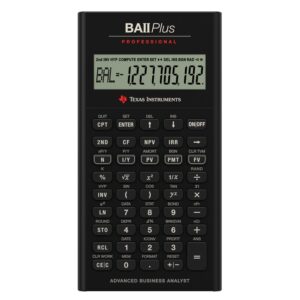 Discover the Texas Instruments BA II Plus Professional, a premium import calculator for advanced business analysis at Curat Cart.