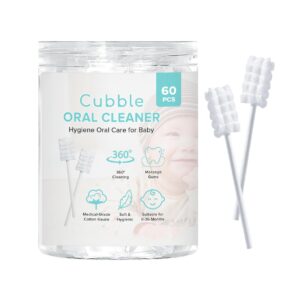 Premium imported Baby Tongue Cleaner offers 360° cleaning and gentle gum massage, perfect for babies 0-36 months. Available at Curat Cart.