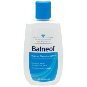 Balneol Cleansing Lotion offers soothing relief for men and women, a premium imported hygienic solution available at Curat Cart.
