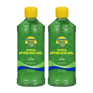 Banana Boat Soothing After Sun Gel, a premium import with aloe, soothes sun-exposed skin. Available at Curat Cart.