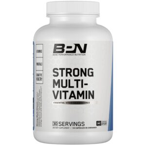 100% Genuine Bare Performance Nutrition Strong Multi-Vitamin with essential vitamins and minerals for optimal health.