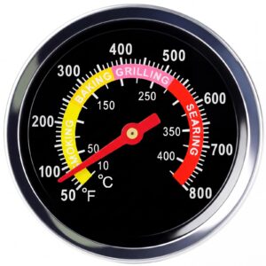 Premium imported BBQ Thermometer Smoker Gauge with clear temperature markings, ideal for precision cooking. Available at Curat Cart.