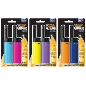 Discover the premium imported BIC EZ Reach Candle Lighter in vibrant colors at Curat Cart, perfect for safe lighting. Shop now.