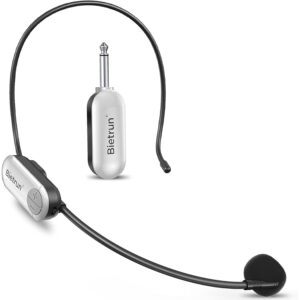 Discover the Bietrun Wireless Microphone Headset, a 100% genuine product offering clear sound and comfort for all your audio needs.