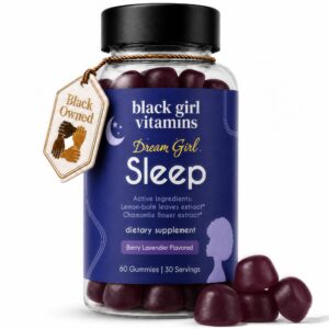 Discover Black Girl Vitamins Dream Girl Sleep, a premium imported dietary supplement for restful nights, available at Curat Cart.