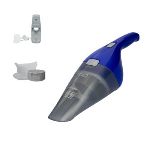 100% Genuine BLACK+DECKER DUSTBUSTER Handheld Vacuum, featuring a sleek design and essential accessories for effortless cleaning.