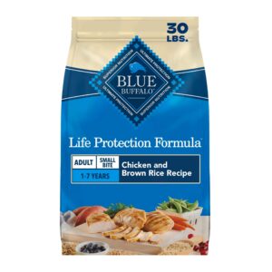 Discover Blue Buffalo Life Protection Formula, a premium imported dog food featuring chicken and brown rice, available at Curat Cart.