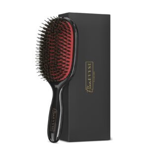 Experience luxurious hair care with the premium imported Boar Bristle Hair Brush, available at Curat Cart. Perfect for all hair types.