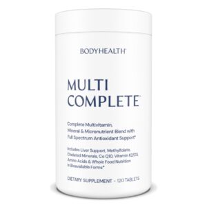 BodyHealth Multi Complete Daily Multivitamin offers a premium imported multivitamin blend for optimal health. Available at Curat Cart.