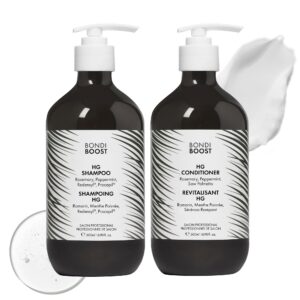 Discover BONDIBOOST Anti-Thinning Shampoo and Conditioner, 100% genuine for fuller, healthier hair. Elevate your hair care routine!