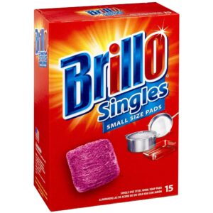 Brillo Steel Wool Soap Pads, premium imported cleaning solution from Curat Cart. Ideal for tough grime and dirt removal.