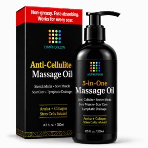 Experience Bruizex Lymphatic Drainage Massage Oil, a premium imported solution for sore muscles and scars, available at Curat Cart.