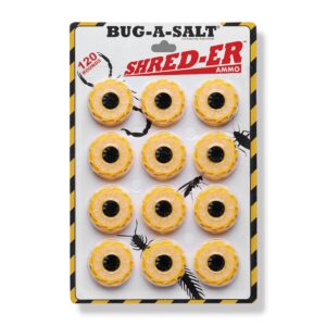 Premium imported Bug-A-Salt Shred-ER cartridges offer 120 rounds for effective pest control. Available at Curat Cart.