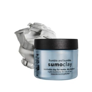 Bumble and bumble Sumoclay offers premium imported matte texture for styling, available at Curat Cart. Elevate your hair game today.