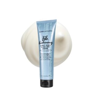 Bumble and bumble Thickening Cream, a premium import, enhances volume for luscious hair. Available at Curat Cart.