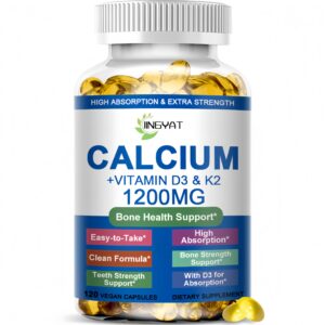 Premium imported Calcium Supplements for Women with Vitamin D3 & K2, supporting bone health. Available at Curat Cart.