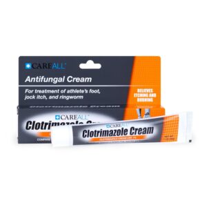 CareAll Clotrimazole Antifungal Cream, a premium import for effective relief from athlete's foot and jock itch, available at Curat Cart.