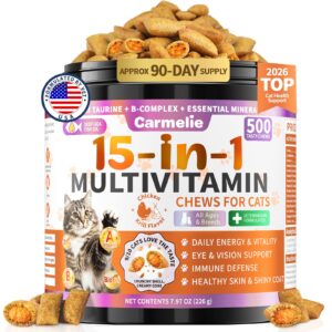 Carmelie Taurine Cat Multivitamin offers premium imported nutrition for cats, enhancing energy, vitality, and overall health. Available at Curat Cart.