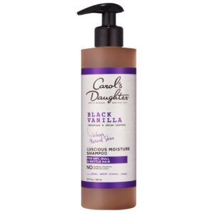 Discover Carol's Daughter Black Vanilla Shampoo, a premium import for dry, dull hair, available at Curat Cart for luscious moisture.