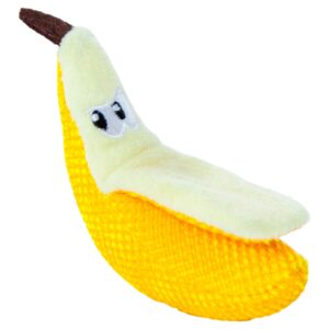 Premium imported Catstages Dental Banana Cat Toy, designed to promote dental health and entertain your cat. Available at Curat Cart.