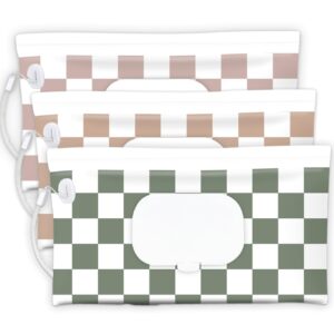 Discover the Cephira Baby Wipe Holder, a premium import featuring stylish checkerboard designs. Available at Curat Cart.