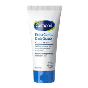 Cetaphil Exfoliating Face Wash, a premium import for normal to oily skin, offers gentle cleansing with microfine particles. Available at Curat Cart.