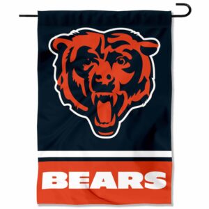 Showcase the premium imported Chicago Bears garden flag, ideal for fans and outdoor decor. Available at Curat Cart.