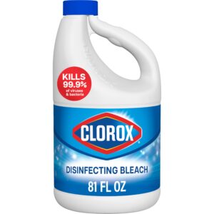 Clorox Disinfecting Bleach, a premium import, effectively kills 99.9% of viruses and bacteria. Available at Curat Cart.