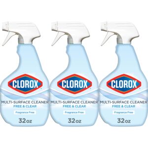 Discover Clorox Free & Clear Multi Surface Cleaner, 32oz, fragrance-free for a genuine clean without harsh chemicals.