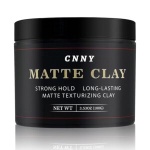 CNNY Men's Hair Styling Clay offers strong hold and long-lasting matte texture for authentic, stylish looks.
