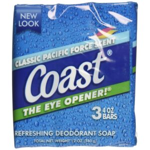 Experience the refreshing deodorant soap with Coast Bath Bars, a premium import available at Curat Cart. Perfect for invigorating daily use.