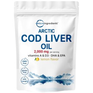 Premium imported Cod Liver Oil Softgels with vitamins A, D3, DHA, and EPA, featuring a refreshing lemon flavor. Available at Curat Cart.