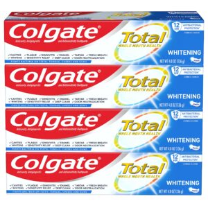 Colgate Total Whitening Toothpaste offers premium imported benefits for whole mouth health, available at Curat Cart.