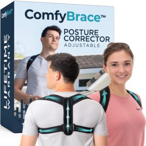 Discover the ComfyBrace Posture Corrector, a premium imported solution for improved posture, available at Curat Cart.